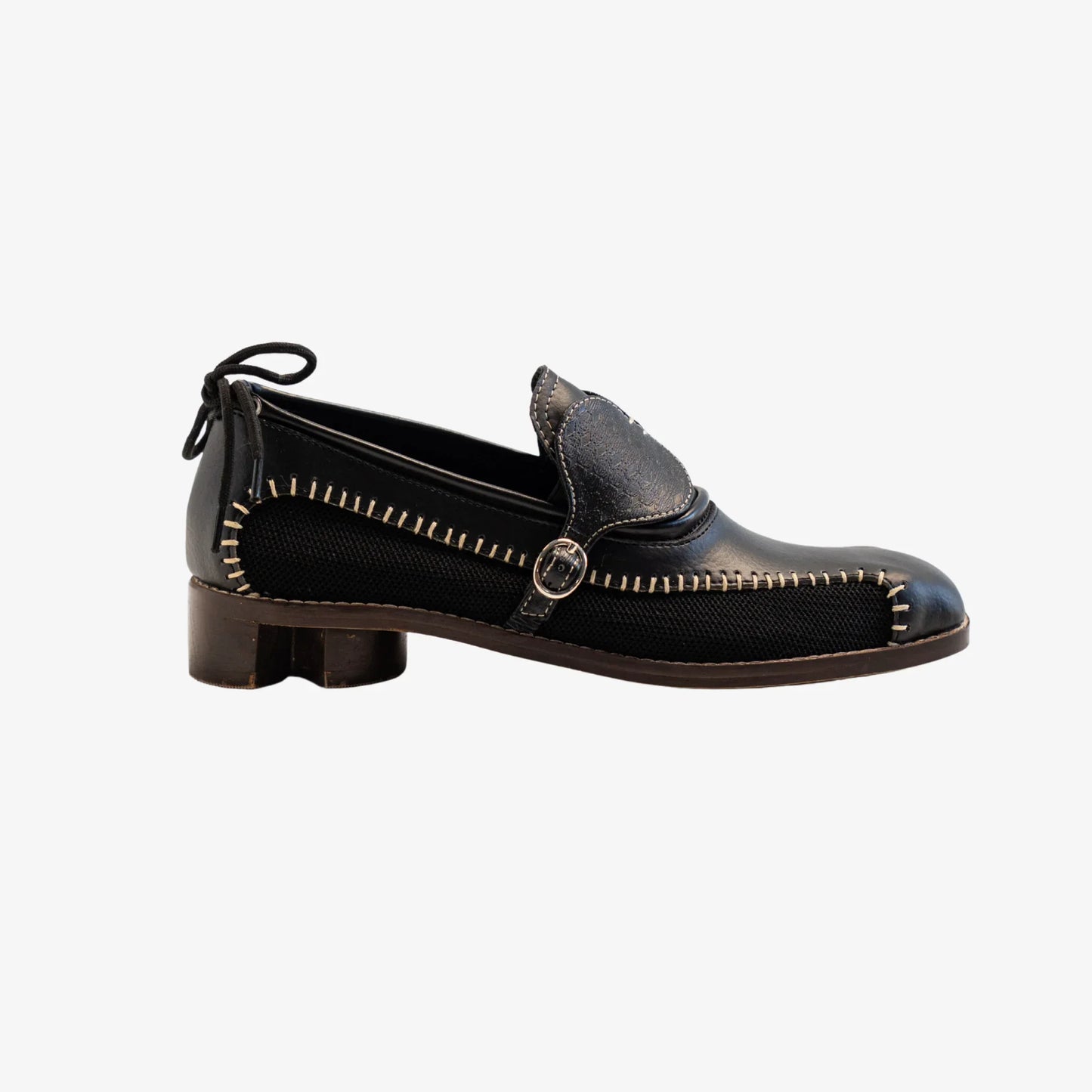 Elaichi Boot in Black with 1-inch heel by Suvaa