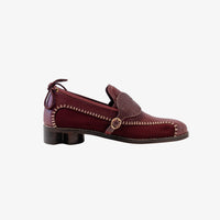 Elaichi Boot in Burgundy with 1-inch heel by Suvaa