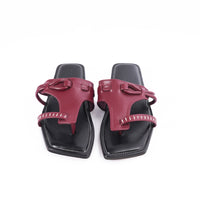 Rekh Flat - Burgundy Noir