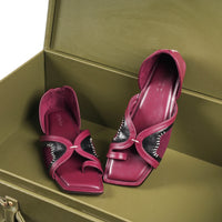 Taral Flat - Burgundy
