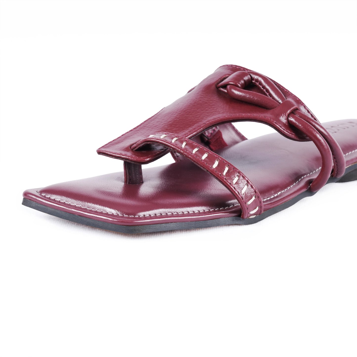 Rekh Flat - Burgundy featured_image_sole