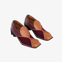 Suvaa Bootie in Tan with 2-inch heel by Suvaa