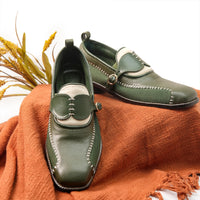 Elaichi Boot - Olive 1" — redesigned Elaichi, view 1